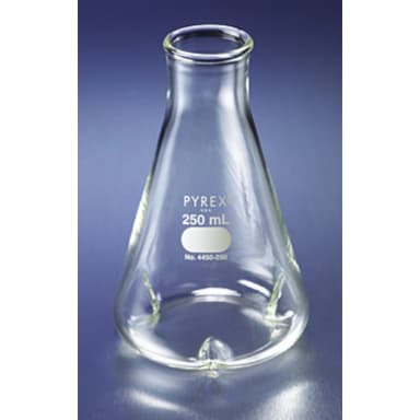 PYREX 1L Narrow Mouth Erlenmeyer Flask with Baffles