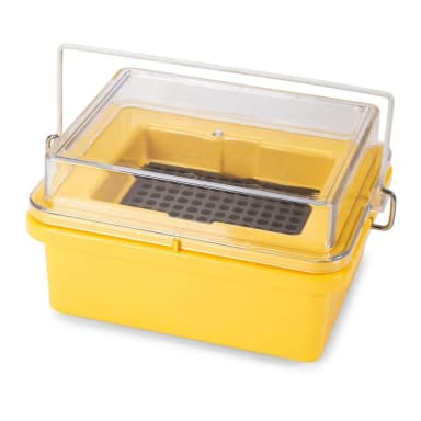 CryoCool Mini Cooler, -20C, 96-Place (8x12) for 0.2mL PCR Tubes, Yellow