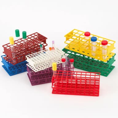 Wireless Tube Rack, 20mm, Full Size: 40-Place, Nylon, Blue - CS/8