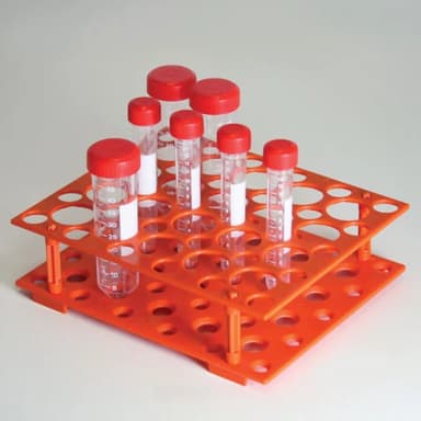 Rack, for 15mL and 50mL Centrifuge Tubes, ABS, Orange - CS/50