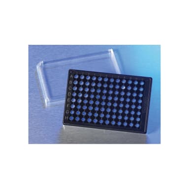 Corning 96 Well Half Area High Content Imaging Film Bottom Microplate, with Lid