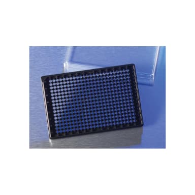 Corning 384 Well High Content Imaging Film Bottom Microplate, with Lid