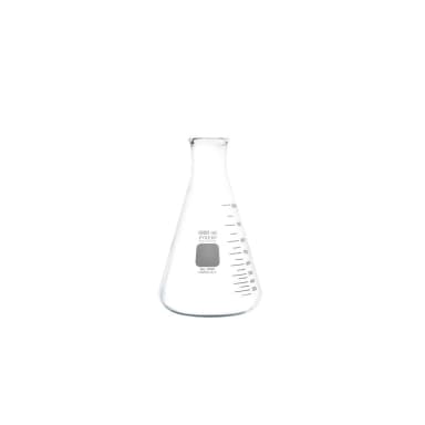PYREX 1L Narrow Mouth Erlenmeyer Flasks with Heavy Duty Rim