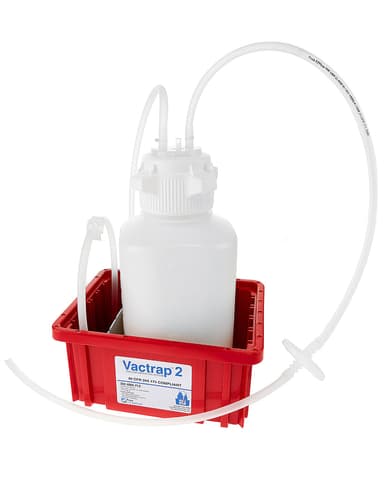Vactrap™ 2 Vacuum Trap System (Vacuum Flask Alternative) for Aspiration and Vacuum Protection, Shatterproof 4 Liter Aspirator Bottle Assembly with Secondary Container, Autoclavable Polypropylene (PP), 4 L Bottle with Inline Vent Filter, 1/EA