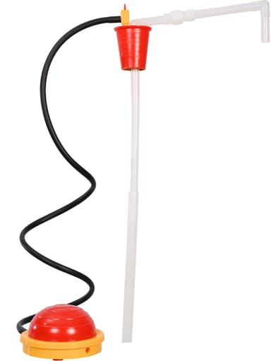 OTAL foot pump PP, tube Ø 18 mm, pump cap. 26l/min