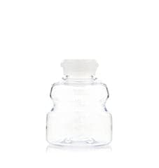 EZBiopure Titanium Round Bottle, PETG, 500mL, GL45 Neck with Cap, Sterile, 24/CS