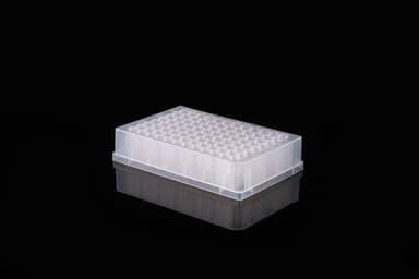 0.5ml 96-Well Deep Well Plate, V-Bottom,Round, sterile, 5/pk, 50/cs