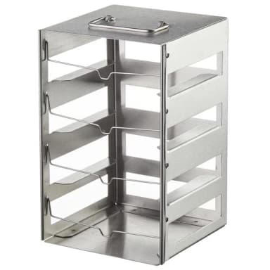 Vertical CryoBox Rack 1.2/2.0 ml 4-Shelf 9x9 Box SS 140 x 143 x 225 mm