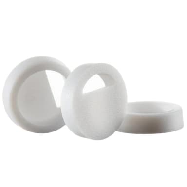 Cryogenic Vial Closure Color Coder Wht PS