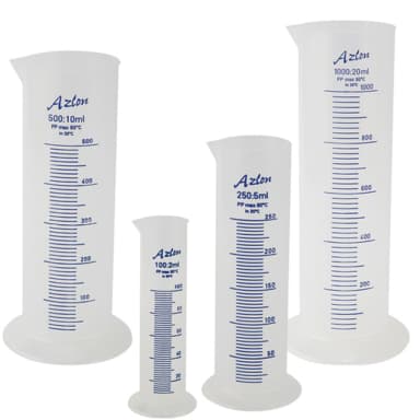 Cylinder Squat Graduated, PP 500mL, 1/CS