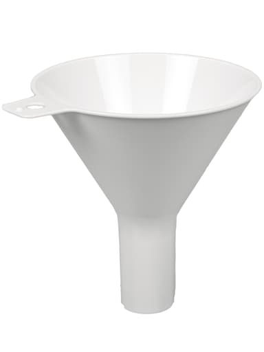 Single-use powder funnel Bio-PE, Ø 100 mm, white