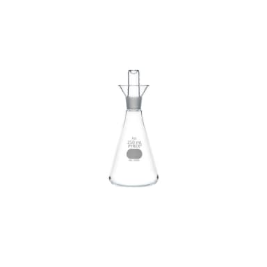 PYREX 250mL Iodine Determination Flasks with Glass No. 22 Standard Taper Stopper
