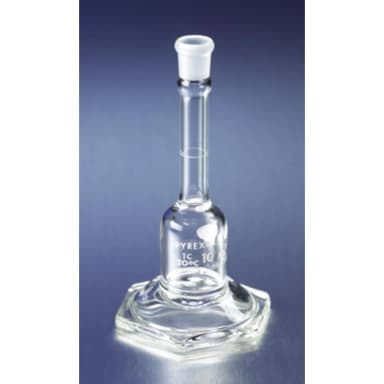 PYREX 1mL Micro Volumetric Flask, Class A, Certified and Serialized, with Standard Taper Stopper