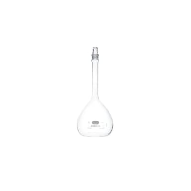 PYREX 2L Class A Volumetric Flasks with PYREX Glass Standard Taper Stopper