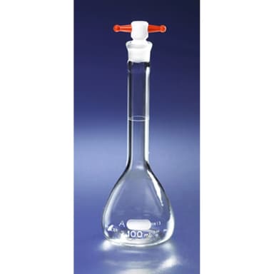 PYREX 2L Class A Volumetric Flask with PTFE Stopper