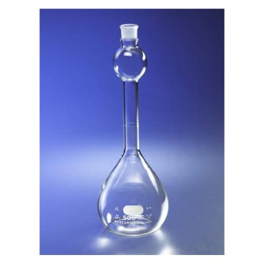 PYREX 2L Class A Mixing Volumetric Flask with Glass Standard Taper Stopper
