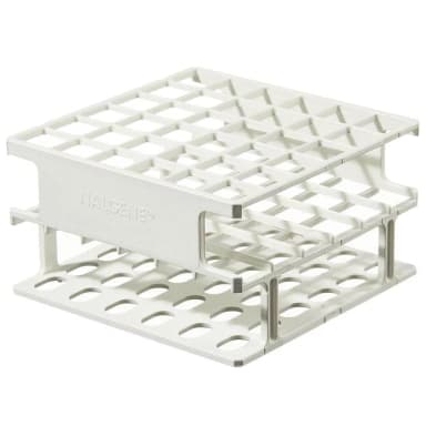 Test Tube Half-Rack Unwire Wht 13 mm