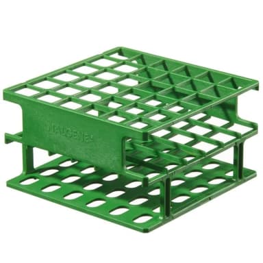 Test Tube Half-Rack Unwire Green 13 mm
