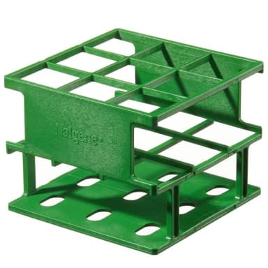 Test Tube Half-Rack Unwire Green 30 mm