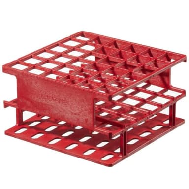 Test Tube Half-Rack Unwire Red 16 mm