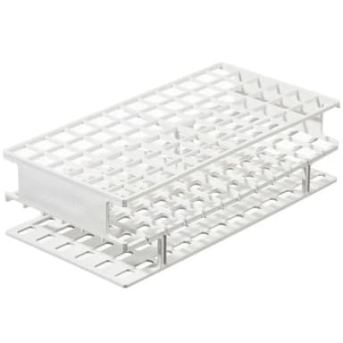 Test Tube Rack Unwire Wht PP 16 mm