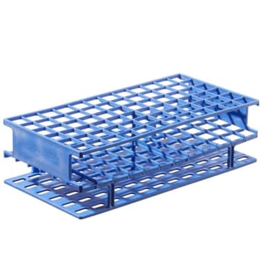 Test Tube Rack Unwire Blue PP 16 mm