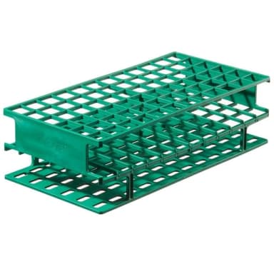 Test Tube Rack Unwire Green PP 16 mm