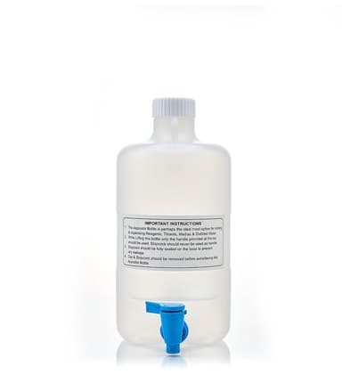 EZLabpure™ Aspirator Bottle 5 L,  PP, White Cap With Spigot, 1/EA