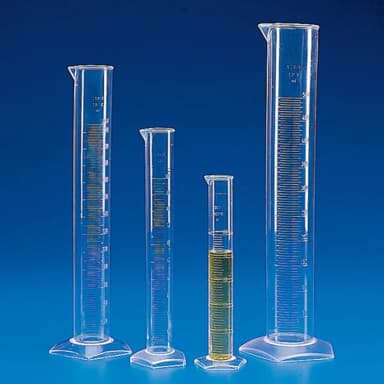 Graduated Cylinder, PMP (TPX), Molded Graduations, 1000mL