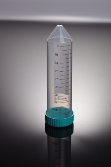 50ml Centrifuge Tube, PS Rack, standard, sterile 25/pk, 500/cs