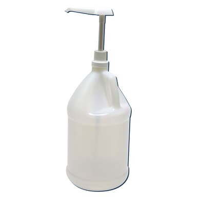 Bottle Plunger Dispensing, HDPE 1gal, 12/CS