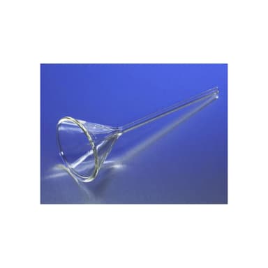 PYREX 65mm Diameter 60 Angle Fluted Funnel with Long Stem
