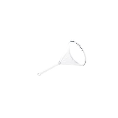 PYREX 50mm Diameter 60 Angle Fluted Funnel, Short Stem