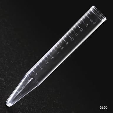 Centrifuge Tube, 15mL, PS, Molded Graduations, 250/Bag