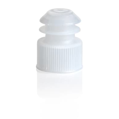 Cap, Flange Plug, 17mm, for 17mm Tubes and 15mL Centrifuge Tubes, Natural - cs-10000