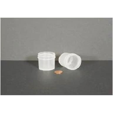 Jar, Wide Mouth, 30mL (1oz), PP, 43mm Opening, 1 3/8 x 1 7/16"   (Screw Cap Packaged Separately)