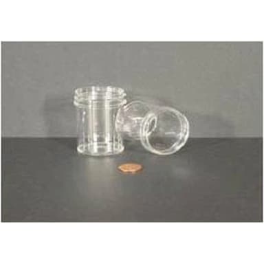 Jar, Wide Mouth, 60mL (2oz), PS, 48mm Opening, 1 5/8 x 2 5/16"   (Screw Cap Packaged Separately)