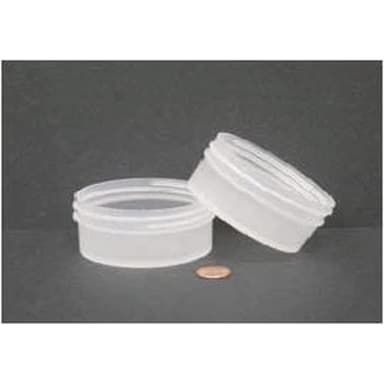 Jar, Wide Mouth, 120mL (4oz), PP, 89mm Opening, 3 3/16 x 1 3/8"   (Screw Cap Packaged Separately)