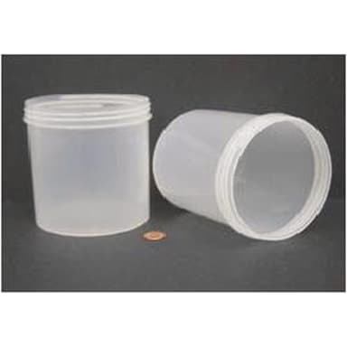 Jar, Wide Mouth, 1200mL (40oz), PP, 120mm Opening, 4 3/8 x 5 1/16"   (Screw Cap Packaged Separately)