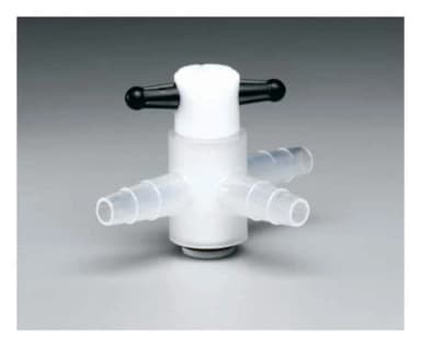 Stopcock Three-Way PP/TFE 2 mm