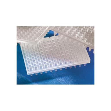 Thermowell 96 Well Polypropylene PCR Microplate, Natural, Nonsterile