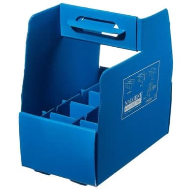 4-in-1 EZ Tote TM HDPE Blue 13L x 8W x 13.5H