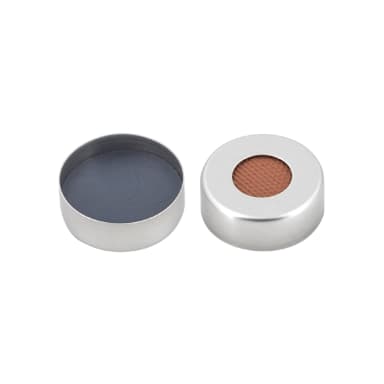 N20 Aluminium crimp cap, silver