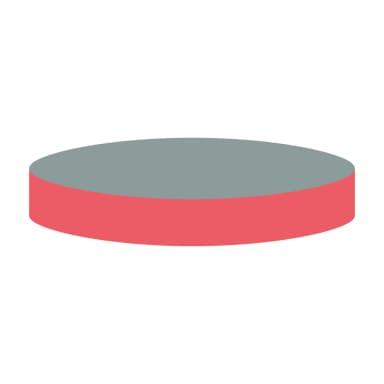 N 22 septa Butyl red/PTFE gray Hardness: 50° , 2.4 mm