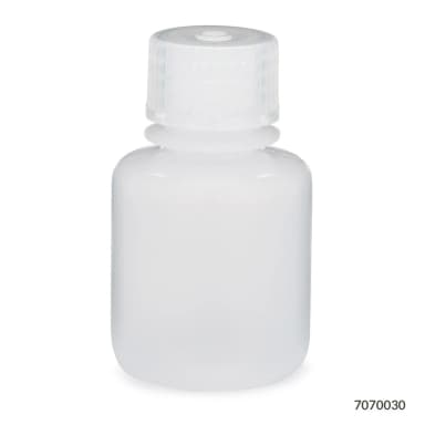 Bottle, Narrow Mouth, LDPE Bottle, Attached PP Screw Cap, 30mL, 12/Pack - cs-72