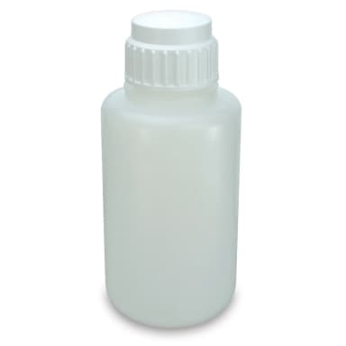 Vacuum Bottle, Narrow Mouth, Heavy Duty PP Bottle, White PP 83mm Screw Cap, 4 Litres (1.0 Gallons) - CS/6