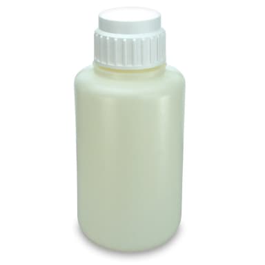 Vacuum Bottle, Narrow Mouth, Heavy Duty HDPE Bottle, White PP 83mm Screw Cap, 4 Litres (1.0 Gallons) - CS/6