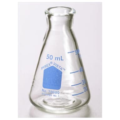 PYREX VISTA 1000mL Narrow Mouth Erlenmeyer Flasks with Heavy Duty Rim