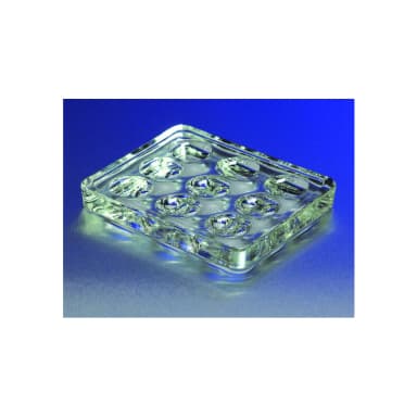 PYREX 9 Depression Glass Spot Plates