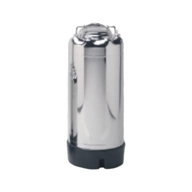 5-Gal 316SS Pressure Vessel (includes: pressure gauge, safety relief valve, hose barb connectors (3/8" OD tubing), tubing, hose clamp, dip tube)
